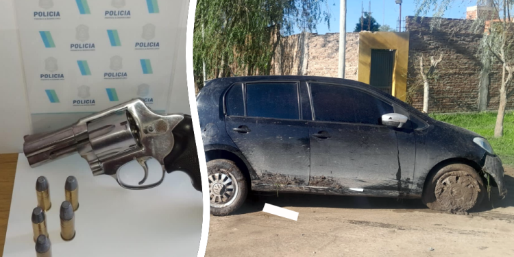 Policiales | Violenta persecución y choque en Guernica: dos detenidos tras robar un auto a mano armada