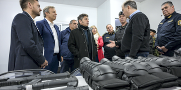 Región | Kicillof inauguró bases policiales en Almirante Brown y apuntó contra el recorte de fondos nacionales
