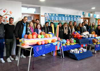Alejandro Korn | Herramientas para aprender, jugar y crecer: la Escuela N° 501 recibió nuevo equipamiento deportivo