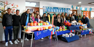 Alejandro Korn | Herramientas para aprender, jugar y crecer: la Escuela N° 501 recibió nuevo equipamiento deportivo