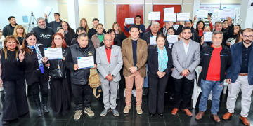 Presidente Perón | Blanca Cantero entregó certificados a nuevos operadores de videovigilancia