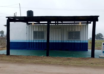 Presidente Perón | Avanzan las obras de puesta en valor en la posta policial del barrio El Ministro