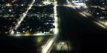 Presidente Perón | Avanza con la renovación del alumbrado público con tecnología LED en los barrios