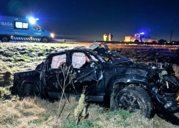 San Vicente | Cuatro heridos tras un impactante vuelco en la Ruta 6: investigan si el conductor estaba alcoholizado