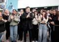 Presidente Perón | Kicillof inauguró dos escuelas, un centro de monitoreo y recorrió el Registro de las Personas en Guernica