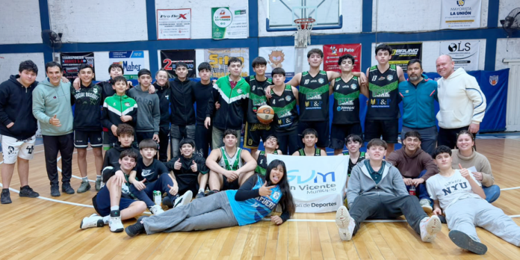 Juegos Bonaerenses |  La U16 del básquet masculino escolar de San Vicente se coronó en Ezeiza y avanzó a la Etapa Interregional