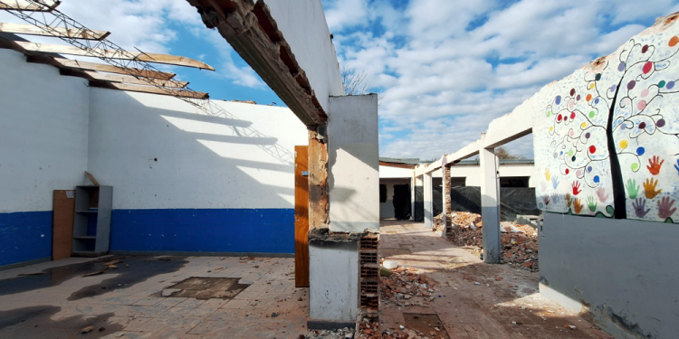 Presidente Perón | Avanza la infraestructura escolar: iniciaron las obras de ampliación en la Escuela Primaria 11