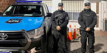 San Vicente | Policías municipales le salvaron la vida a un bebé mediante maniobras de RCP durante un traslado de emergencia