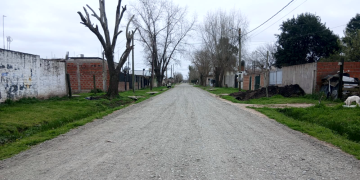 Servicios | Avanzan las obras de reparación de calzadas en el barrio San Martín de Presidente Perón