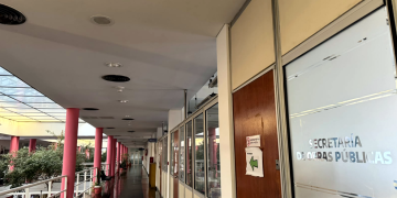 Guernica | Avanzan los trabajos de puesta en valor en el Palacio Municipal de Presidente Perón
